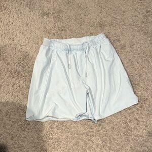 lululemon athletica Light Blue Athletic Shorts